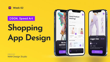 E-Commerce App UI Design in Adobe XD - UI Speed Design | Week - 02
