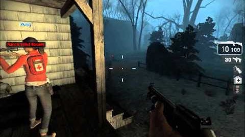 Left 4 Dead First Witch Encounter