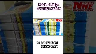 Automatic Notebook making machine, Notebook Edge Squaring Machine, notebook making machine price