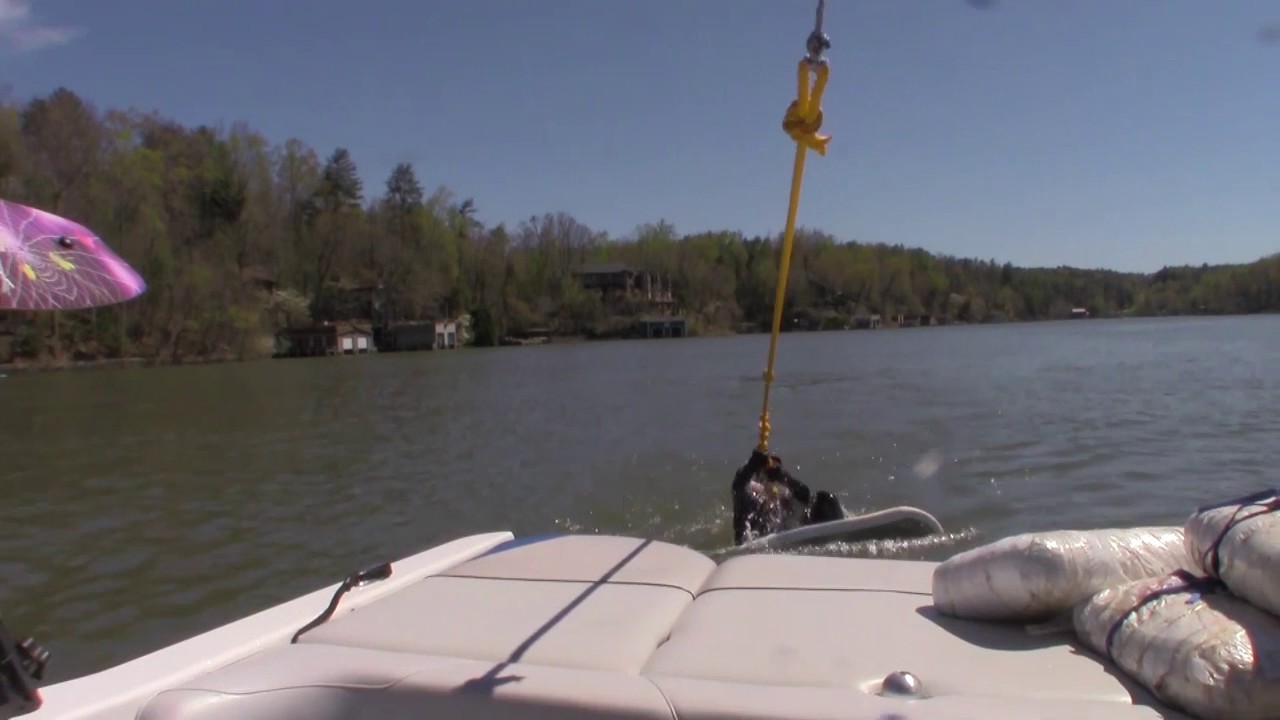 Water Skiing April 7, 2017 Lake Lure YouTube