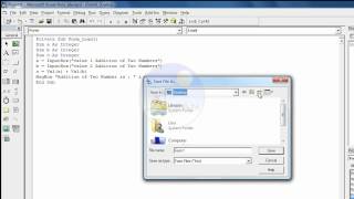 Project 01 Addition of Two numbers using Input and Msg Box