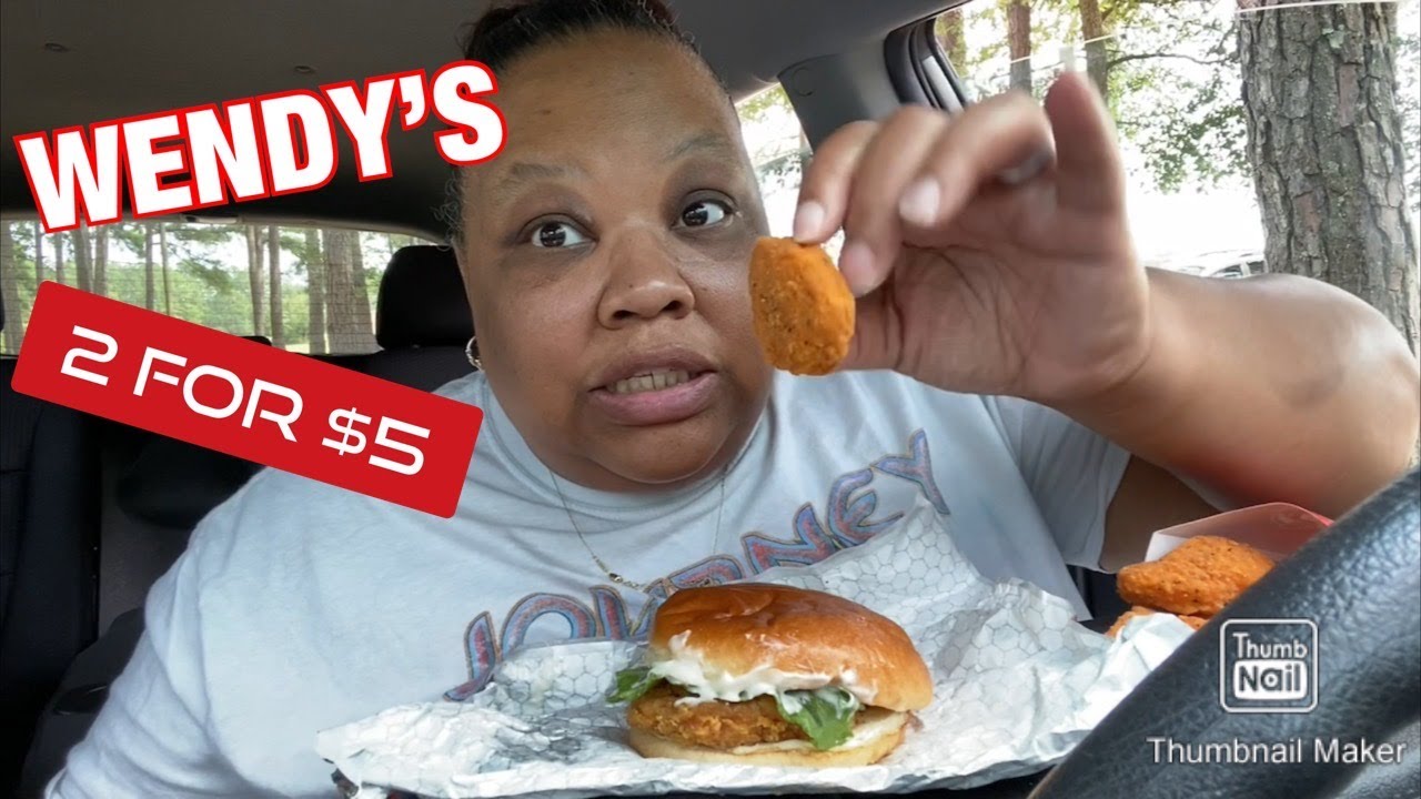 Wendy’s 2 for $5 Mukbang