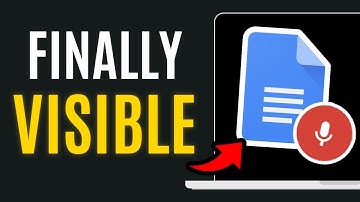 How to FIX VOICE TYPING not VISIBLE in GOOGLE DOCS