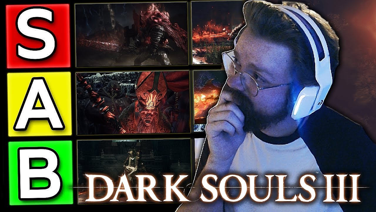 BEST and WORST bosses in Dark Souls 3! | Tier List Ranking