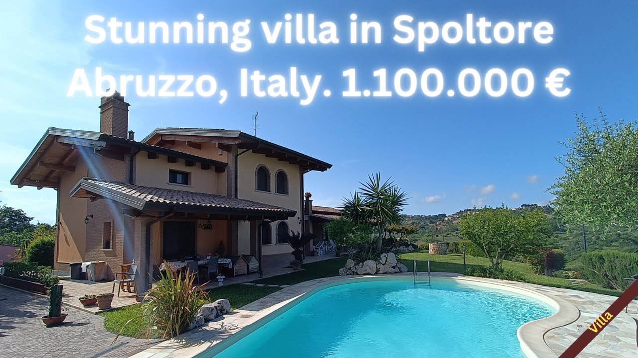 Stunning Huge Luxury Villa with Swimming Pool in Spoltore Abruzzo Italy