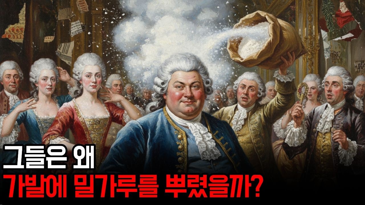 옛 유럽 귀족들은 왜 밀가루를 머리에 뿌렸을까? 가발이 혁명을 부른 진짜 이유