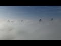 Time lapse of Chicago enshrouded in fog