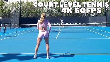 Camila Giorgi, Liudmila Samsonova & Yulia Putintseva | Court Level Practice 2023 (4K 60FPS)