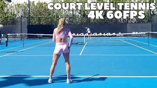 Camila Giorgi, Liudmila Samsonova &amp; Yulia Putintseva | Court Level Practice 2023 (4K 60FPS)