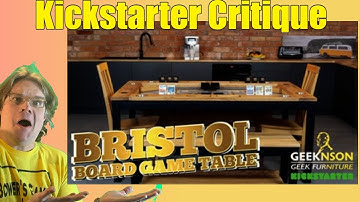 Bristol Board Game Table - Kickstarter Critique