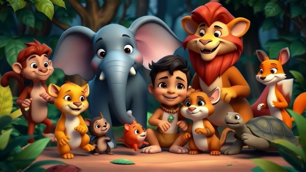 Jungle , children and real story of friends for children🤗hope everyone enjoy this story☺️