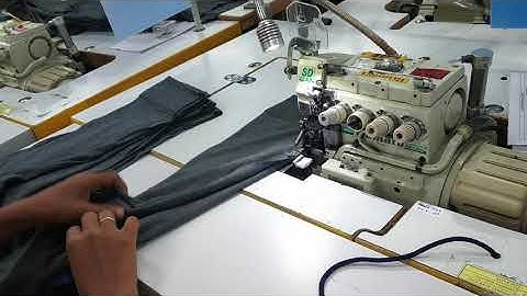 Over lock side seam best method operation men pant