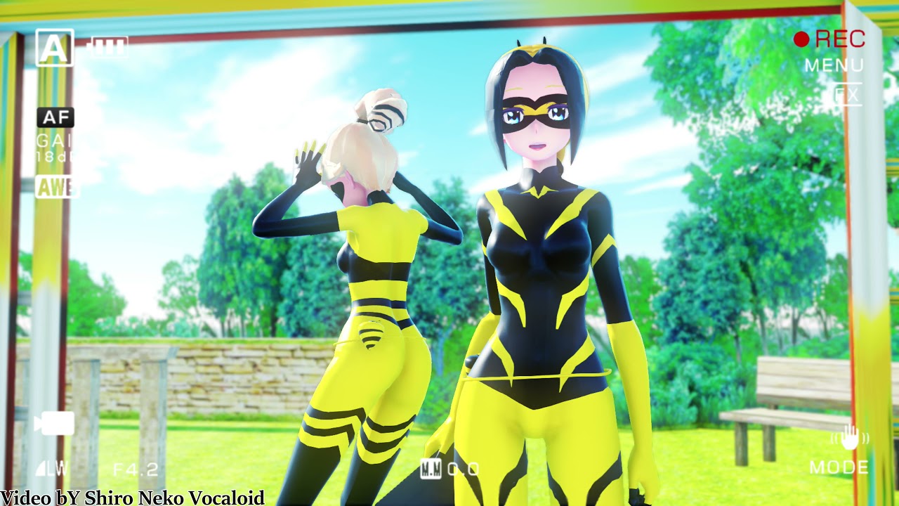 【MMD Miraculous】Simple Dimple (Queen Bee and Vesperia)【60fps】 - YouTube
