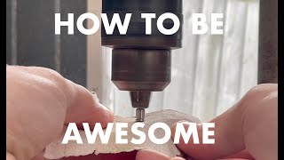 how to turn crankpins for gauge 1 models without a lathe !!