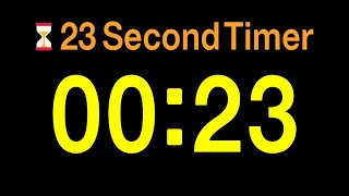 ⏱ 23 Second Timer / 🔊 Alarm / 👍 Simple Timer Wealth
