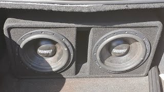 Sundown 12 inches Hifonics high/low amp