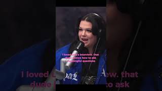 I loved Lola's interview that dude knows how to ask meaningful questions