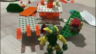 Armor man vs Lego monster (with sound)