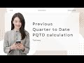How to write calculation to get PQTD sales? | Previous Quarter to date