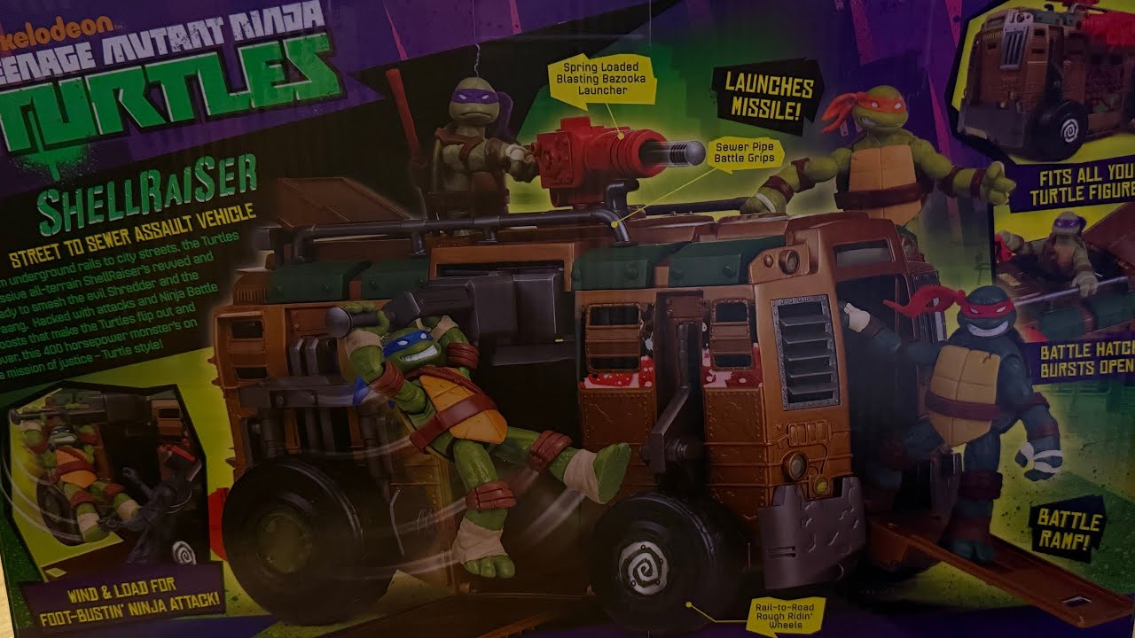 Teenage Mutant Ninja Turtles (2012) Shellraiser Street to Sewer Assault ...