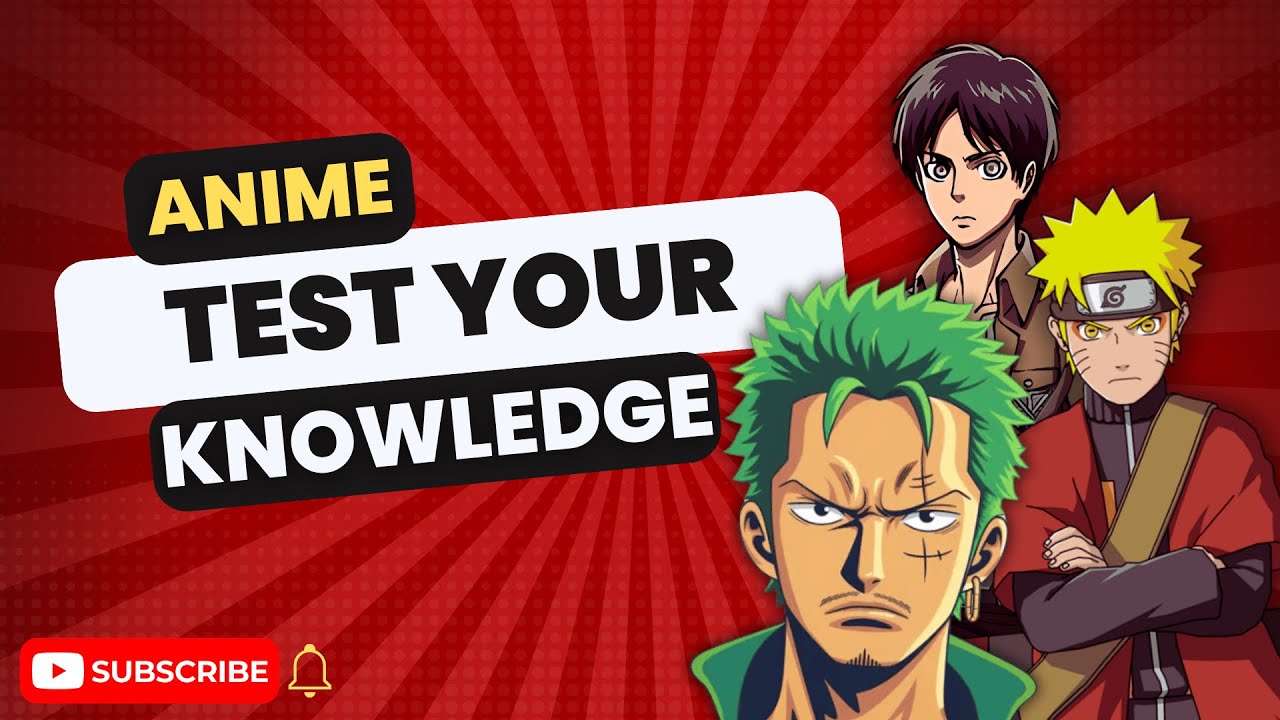 Anime Quiz Challenge Game! | Test your Anime Knowledge