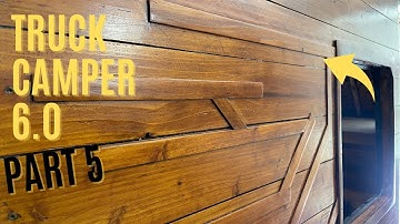 Truck Camper 6.0 Build (Part 5) Installation of The Cedar Planking