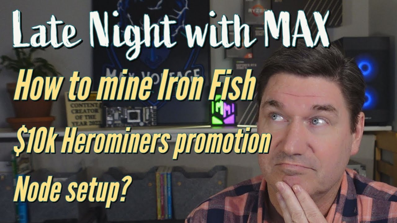 How to mine Iron Fish? Windows/Hive OS - Late Night with Max