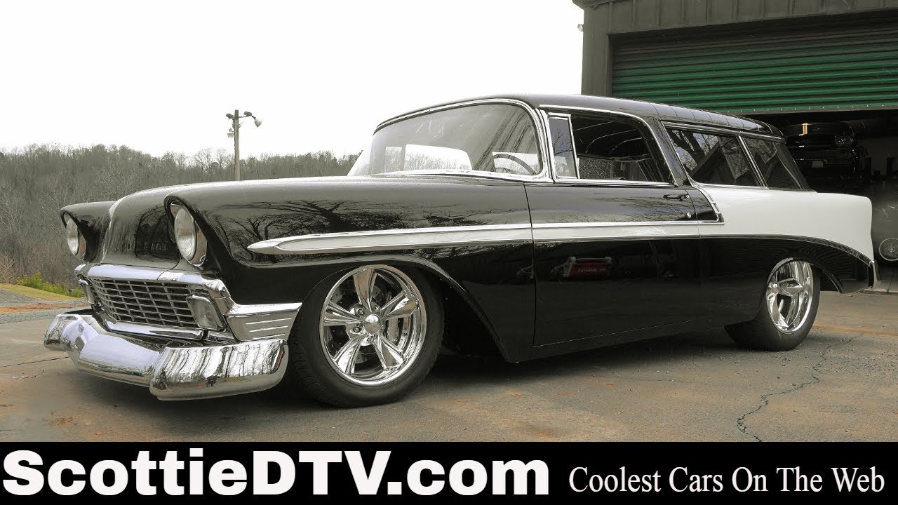 1956 Chevrolet Nomad Steve Pro Auto Custom Interiors YouTube
