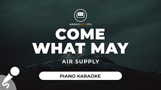 Come What May  Air Supply (Piano Karaoke)