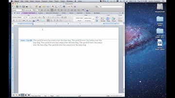 How to Insert a File Name in a Microsoft Word Header : Microsoft Office & Photoshop