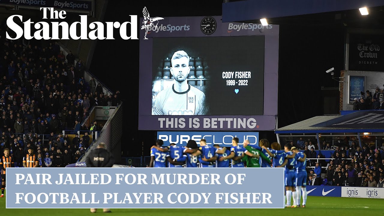 Pair jailed for life for murder of footballer Cody Fisher