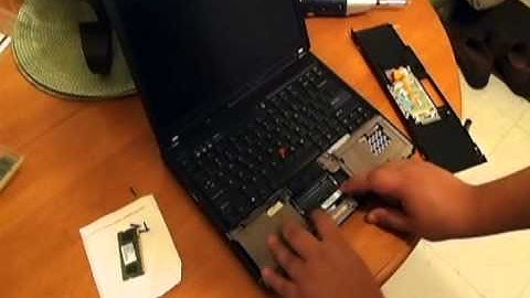 Installing Ram in your IBM T Series Laptop. IBM T60