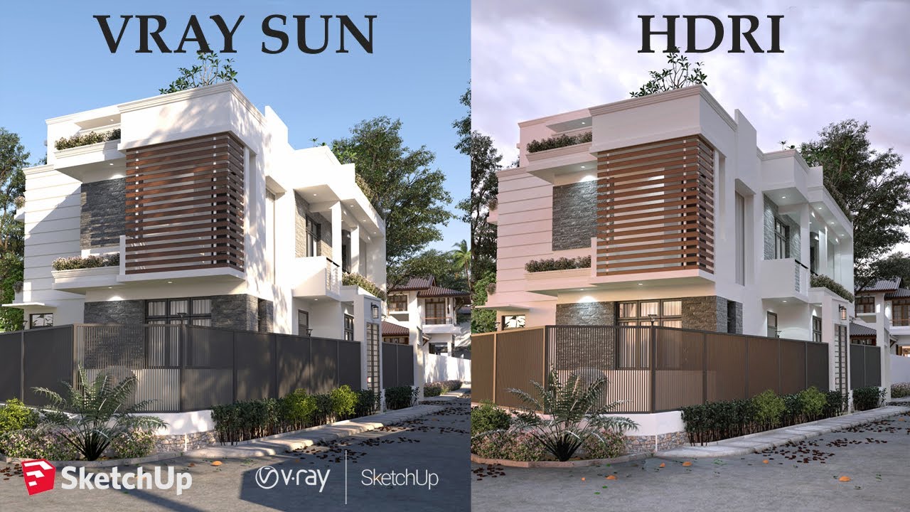 vray sketchup sun settings