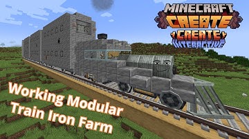 Working TRAIN IRON FARM in Create: Interactive