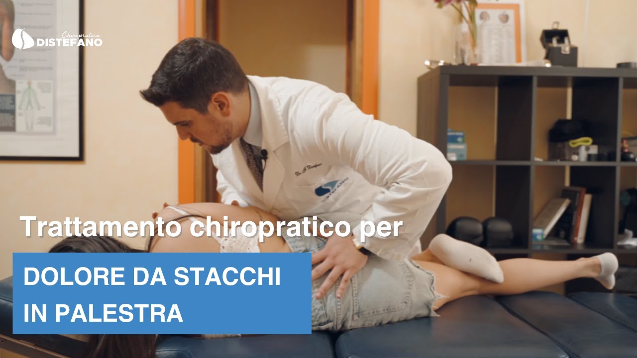 Trattamento chiropratico per dolore da stacchi in palestra