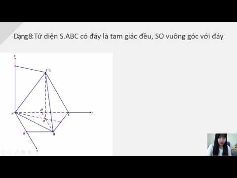 Video Gắn trục tọa độ vào hình học không gian dạng 7, 8 - YouTube