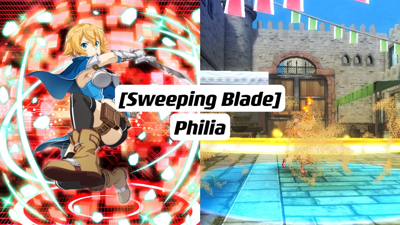 【SAOIF】[Sweeping Blade] Philia (Earth Slash Single Foe) Skill
