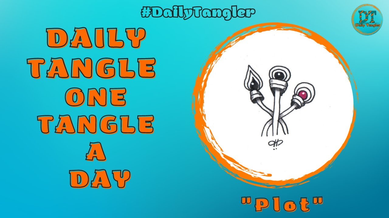 Daily Tangle Plot Pattern Focus How to draw DailyTangler YouTube
