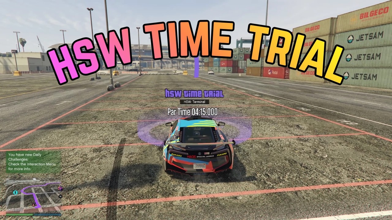 GTA 5 Online HSW TIME TRIAL this week | HSW time trial TERMINAL
