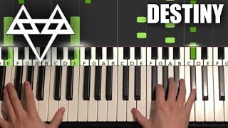 Video thumbnail of "NEFFEX - Destiny (Piano Tutorial Lesson)"