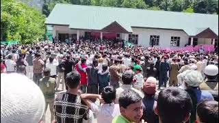 Emotional speech jail Kyu dala majha Mehraj Malik Gundo Neeli bhaleesa doda Jalsa |  huge public 