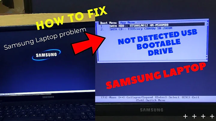 Fix Bootable USB Drive Not Detected In Samsung Laptop - Samsung Laptop Not Booting From USB