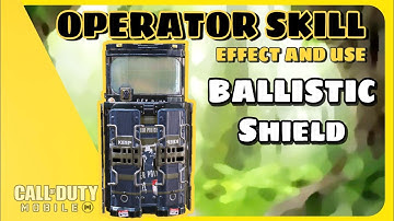 Ballistic Shield 🔥 | Operator Skills | Tips & Tricks | COD Mobile | Call of Duty | Season 12