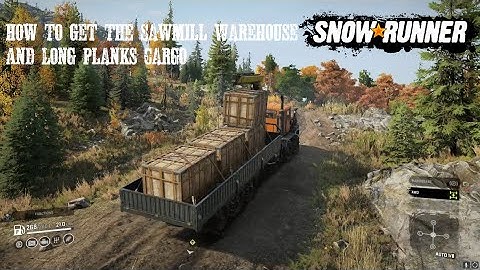 How To Get Long Planks Cargo For Consumables Sawmill Renovation Contract SnowRunner New Phase 9 DLC