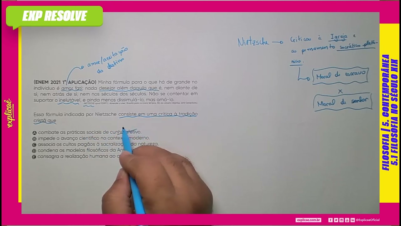 MINHA FÓRMULA PARA O QUE HÁ DE GRANDE NO INDIVÍDUO É AMOR FATI: NADA (...) | FILOSOFIA NO SÉCULO XIX