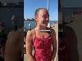 pranking the divers with a 2.8 seconds challenge 😆 #shorts