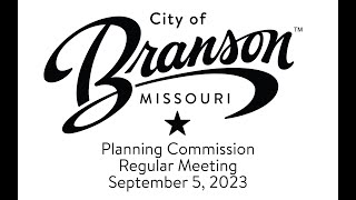 Planning Commission - Regular Meeting - 9/5/23 9 5 23 City Plan Commission