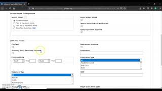 Advanced search features