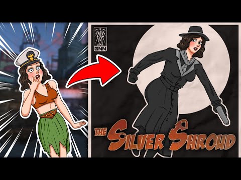 Miss Tit is... THE SILVER SHROUD!