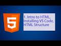 Introduction to HTML | How to Install VS Code | Basic Structure of HTML Tutorial #1 | Muhammad Bilal